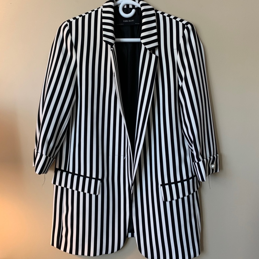 Zara Striped Blazer